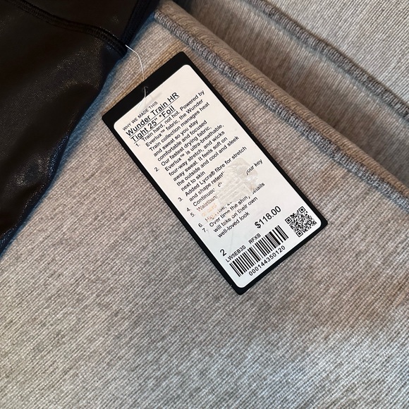 Lululemon Wunder Train HR tight "25 foil - Picture 7 of 8